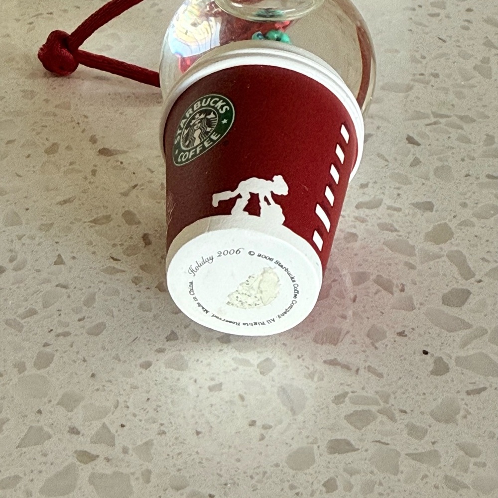 Starbucks 2006 mini globe ornament RARE - Picture 5 of 5